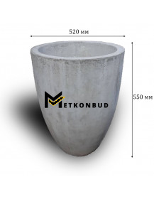 Квіткарка бетонна В-23 (70 кг 52*55)